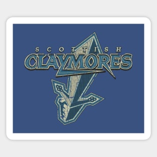 Scottish Claymores 1995 Sticker